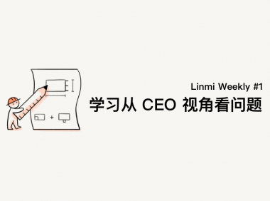 学习从 CEO 视角看问题｜Linmi Weekly #1